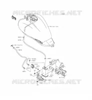 FUEL EVAPORAZIONE SISTEMA(CA) per Kawasaki VULCAN S ABS 2015