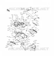 PARAFANGO POSTERIORE per Kawasaki VULCAN S ABS 2015