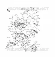 PARAFANGO POSTERIORE per Kawasaki VULCAN S ABS 2015