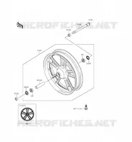 RUOTA ANTERIORE per Kawasaki VULCAN S ABS 2015