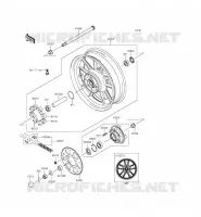 RUOTA POSTERIORE   CATENA per Kawasaki VULCAN S ABS 2015