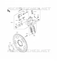 FRENO ANTERIORE per Kawasaki VULCAN S ABS 2015