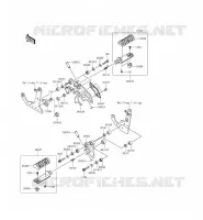 POGGIAPIEDI per Kawasaki VULCAN S ABS 2015