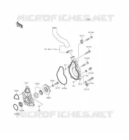 POMPA DELL'ACQUA per Kawasaki VULCAN S ABS 2015