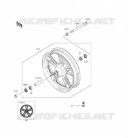 RUOTA ANTERIORE per Kawasaki VULCAN S ABS 2015