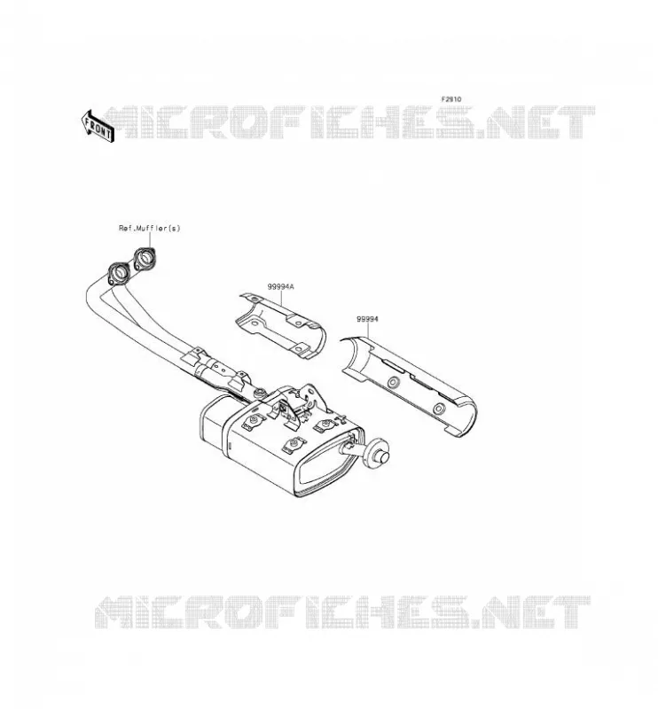 ACCESSORIO(CARTER ECHAPPEMENT) Kawasaki MOTOS 650 2015 VULCAN S ABS  EN650BFF