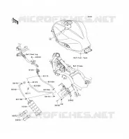 FUEL EVAPORAZIONE SISTEMA(CA) per Kawasaki NINJA 300 2014
