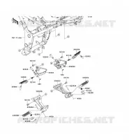 POGGIAPIEDI per Kawasaki NINJA 300 2014