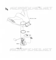 POMPA DI BENZINA per Kawasaki NINJA 300 2014