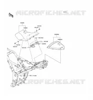 POSTO A SEDERE per Kawasaki NINJA 300 2014