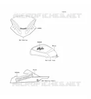 ADESIVO(WHITE)(CN) per Kawasaki NINJA 300 2014