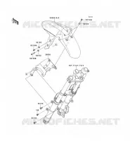 PARAFANGO ANTERIORE per Kawasaki NINJA 300 2014