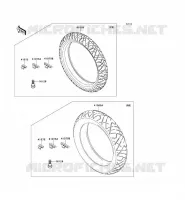 PNEUMATICI per Kawasaki NINJA 300 2014