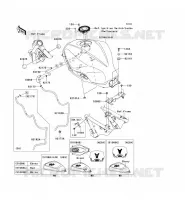 SERBATOIO DI CARBURANTE per Kawasaki NINJA 300 2014