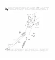 SUPPORTO per Kawasaki NINJA 300 2014