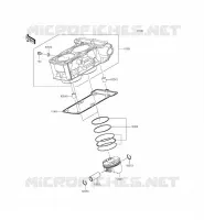 CILINDRO   PISTONE per Kawasaki NINJA 300 2015