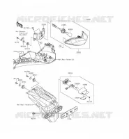 FANALE POSTERIORE(S) per Kawasaki NINJA 300 2015