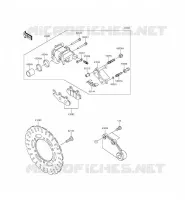FRENO POSTERIORE per Kawasaki NINJA 300 2015