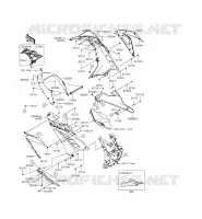 LOWER CUFFIA per Kawasaki NINJA 300 2015