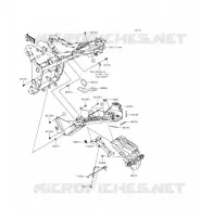 PARAFANGO POSTERIORE per Kawasaki NINJA 300 2015