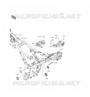 PARTI DEL TELAIO (COUVERTURE) per Kawasaki NINJA 300 2015