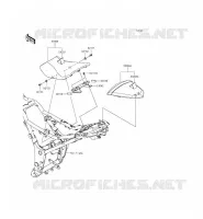 POSTO A SEDERE per Kawasaki NINJA 300 2015