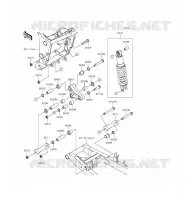 SOSPENSIONI   AMMORTIZZATORE per Kawasaki NINJA 300 2015