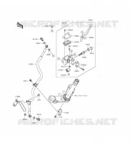 ANTERIORE POMPA per Kawasaki NINJA 300 2015