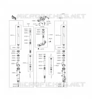 FORCELLA per Kawasaki NINJA 300 2015
