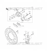 FRENO ANTERIORE per Kawasaki NINJA 300 2015