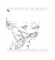PARTI DEL TELAIO (COUVERTURE) per Kawasaki NINJA 300 2015