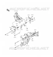 SUPPORTO DEL MOTORE per Kawasaki NINJA 300 2015