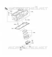 CILINDRO   PISTONE per Kawasaki NINJA 300 ABS 2014