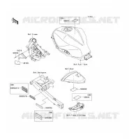 ETICHETTE per Kawasaki NINJA 300 ABS 2014