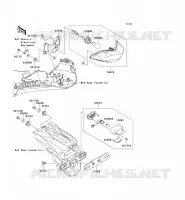 FANALE POSTERIORE(S) per Kawasaki NINJA 300 ABS 2014