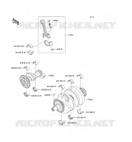 ALBERO MOTORE per Kawasaki NINJA 300 ABS 2014