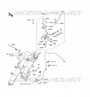 ANTERIORE POMPA per Kawasaki NINJA 300 ABS 2014