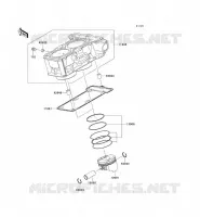CILINDRO   PISTONE per Kawasaki NINJA 300 ABS 2014