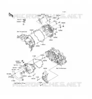 Coperchi motore per Kawasaki NINJA 300 ABS 2014