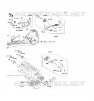 FANALE POSTERIORE(S) per Kawasaki NINJA 300 ABS 2014