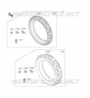 PNEUMATICI per Kawasaki NINJA 300 ABS 2014
