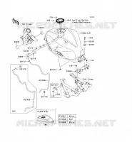 SERBATOIO DI CARBURANTE per Kawasaki NINJA 300 ABS 2014