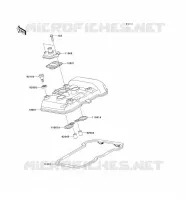 TESTATA COPERTURA per Kawasaki NINJA 300 ABS 2014