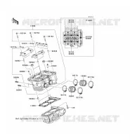 TESTATA per Kawasaki NINJA 300 ABS 2014
