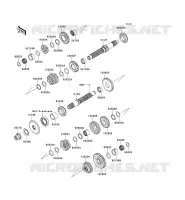 TRASMISSIONE per Kawasaki NINJA 300 ABS 2014