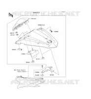 ACCESSORIO (COUVRE SELLE) per Kawasaki NINJA 300 ABS 2014