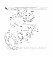 FRENO ANTERIORE per Kawasaki NINJA 300 ABS 2014