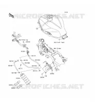 FUEL EVAPORAZIONE SISTEMA(CA) per Kawasaki NINJA 300 ABS 2014