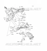 PARAFANGO POSTERIORE per Kawasaki NINJA 300 ABS 2014