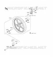 RUOTA ANTERIORE per Kawasaki NINJA 300 ABS 2014